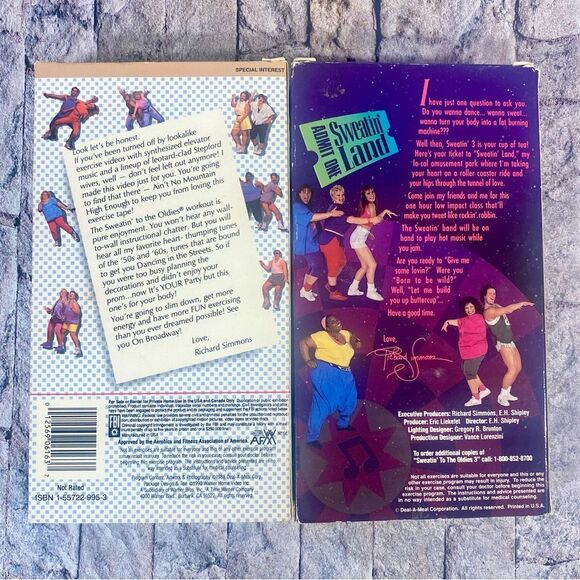 Richard Simmons Sweatin to the Oldies VHS Tape Bundle - Picture 3 of 4